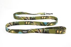 Weehee - ciemna zieleń smycz miejska - Olive orbit